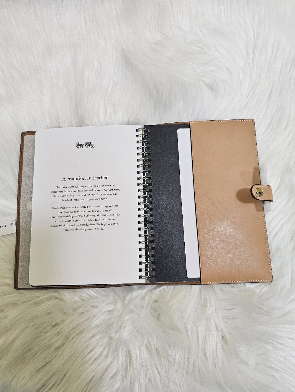 New Coach Notebook with Floral Print - Picture 6 of 15